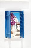 Traditional Greek Door on Sifnos Island, Greece-papadimitriou-Framed Stretched Canvas