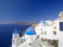 Terrace in Oia, Santorini, Cyclades, Greek Islands, Greece, Europe-Papadopoulos Sakis-Photographic Print