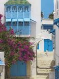 Windmill in Oia, Santorini, Cyclades, Greek Islands, Greece, Europe-Papadopoulos Sakis-Framed Photographic Print