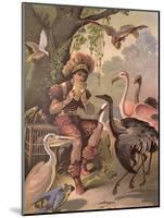 Papageno the Bird-Catcher, from 'The Magic Flute' by Wolfgang Amadeus Mozart (1756-91)-Carl Offterdinger-Mounted Giclee Print