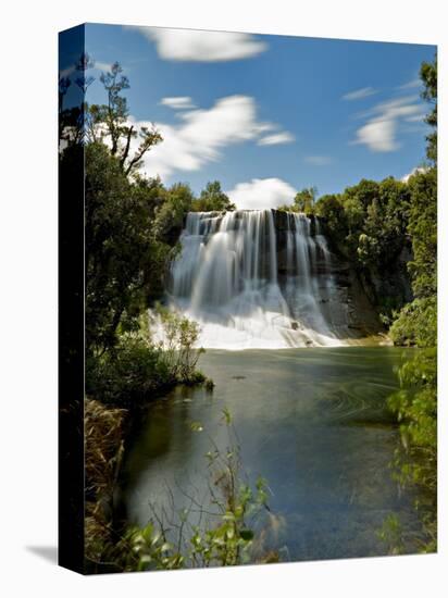 Papakorito Falls at Aniwaniwa, Lake Waikaremoana, North Island, New Zealand-Don Smith-Stretched Canvas