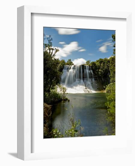 Papakorito Falls at Aniwaniwa, Lake Waikaremoana, North Island, New Zealand-Don Smith-Framed Photographic Print