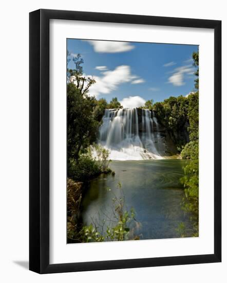 Papakorito Falls at Aniwaniwa, Lake Waikaremoana, North Island, New Zealand-Don Smith-Framed Photographic Print