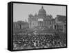 Papal Benediction at St. Peter's Basilica-null-Framed Stretched Canvas