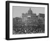 Papal Benediction at St. Peter's Basilica-null-Framed Premium Photographic Print