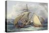 Papal Galleys and Ships of War, c.1850-Charles Hamilton Smith-Stretched Canvas