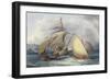 Papal Galleys and Ships of War, c.1850-Charles Hamilton Smith-Framed Giclee Print