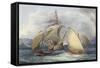 Papal Galleys and Ships of War, c.1850-Charles Hamilton Smith-Framed Stretched Canvas