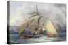 Papal Galleys and Ships of War, c.1850-Charles Hamilton Smith-Stretched Canvas