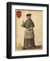 Papal Legate at Serenissima-Jan van Grevenbroeck-Framed Giclee Print