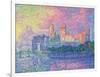 Papal Palace at Avignon-Paul Signac-Framed Art Print