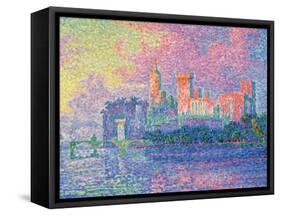 Papal Palace at Avignon-Paul Signac-Framed Stretched Canvas