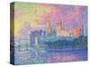 Papal Palace at Avignon-Paul Signac-Stretched Canvas