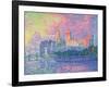 Papal Palace at Avignon-Paul Signac-Framed Art Print