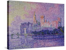 Papal Palace in Avignon, c.1900-Paul Signac-Stretched Canvas