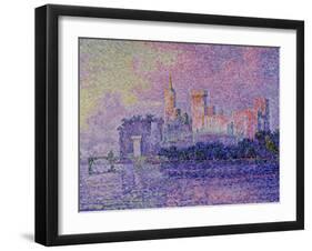 Papal Palace in Avignon, c.1900-Paul Signac-Framed Giclee Print