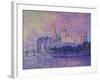 Papal Palace in Avignon, c.1900-Paul Signac-Framed Giclee Print