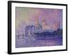 Papal Palace in Avignon, c.1900-Paul Signac-Framed Giclee Print