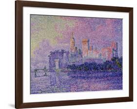 Papal Palace in Avignon, c.1900-Paul Signac-Framed Giclee Print