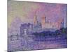 Papal Palace in Avignon, c.1900-Paul Signac-Mounted Giclee Print