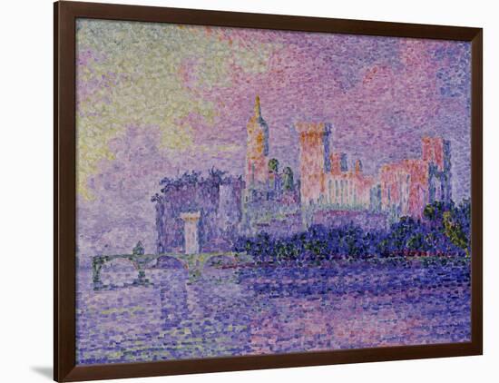 Papal Palace in Avignon, c.1900-Paul Signac-Framed Giclee Print