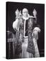 Papal Pius Pope Portrait Serious Throne Undated XII-null-Stretched Canvas