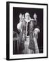 Papal Pius Pope Portrait Serious Throne Undated XII-null-Framed Premium Photographic Print