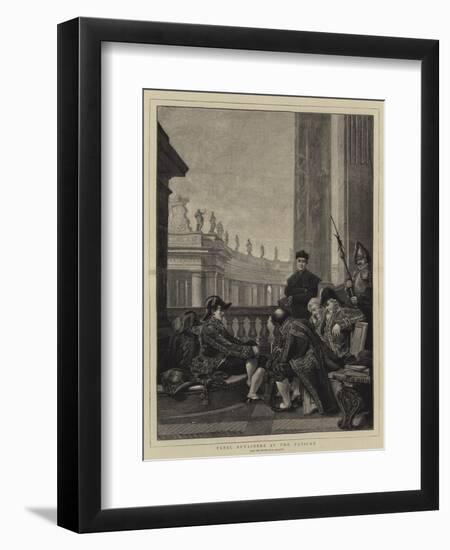 Papal Retainers at the Vatican-Ferdinand Heilbuth-Framed Giclee Print