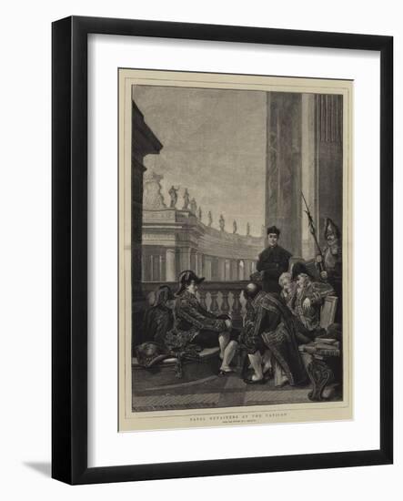 Papal Retainers at the Vatican-Ferdinand Heilbuth-Framed Giclee Print