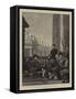 Papal Retainers at the Vatican-Ferdinand Heilbuth-Framed Stretched Canvas