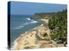 Papanasam Beach, Varkala, Kerala, India, Asia-Stuart Black-Stretched Canvas