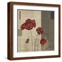 Papavar II-Linda Wood-Framed Giclee Print