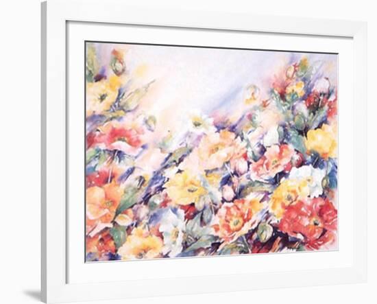 Papaver Nudicau-Hanneke Floor-Framed Art Print