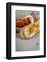 Papaya and Mango Pancakes, Damnoen Saduak Floating Market, Thailand, Southeast Asia, Asia-Andrew Taylor-Framed Photographic Print