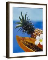 Papaya and Pineapple-Vladimir Shulevsky-Framed Photographic Print