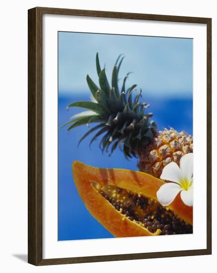 Papaya and Pineapple-Vladimir Shulevsky-Framed Photographic Print