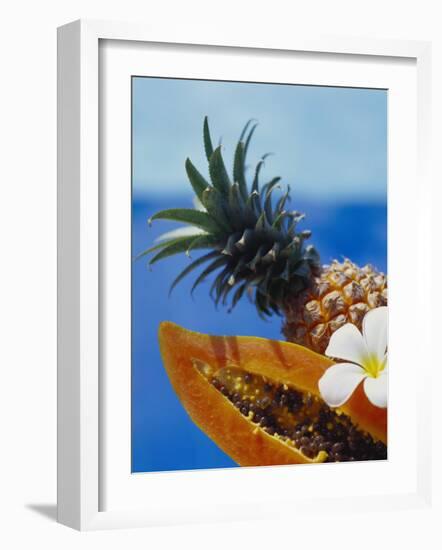 Papaya and Pineapple-Vladimir Shulevsky-Framed Photographic Print