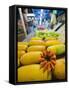 Papaya Fruit, Bangsar Sunday Night Market, Kuala Lumpur, Malaysia, Southeast Asia, Asia-Christian Kober-Framed Stretched Canvas