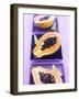 Papaya Halves and Lime Wedges-Maja Smend-Framed Photographic Print