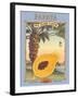 Papaya-Kerne Erickson-Framed Art Print