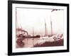 Papeetee Harbor, 1870s, Tahiti, Late 1800s-Charles Gustave Spitz-Framed Photographic Print