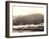 Papeetee Harbor, 1870s, Tahiti, Late 1800s-Charles Gustave Spitz-Framed Photographic Print