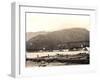 Papeetee Harbor, 1870s, Tahiti, Late 1800s-Charles Gustave Spitz-Framed Photographic Print