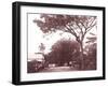 Papeetee Street Scene. Tahiti, Late 1800s-Charles Gustave Spitz-Framed Photographic Print