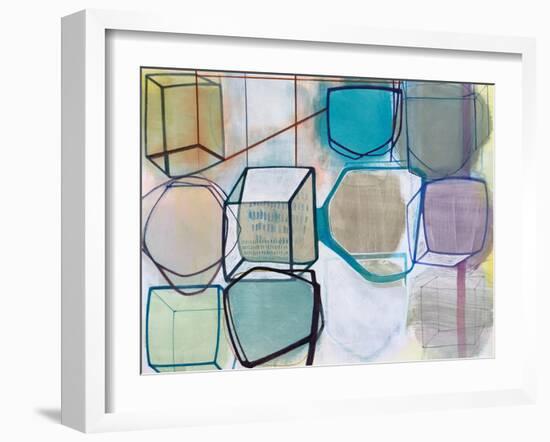 Paper Abstract 3-Naomi Taitz Duffy-Framed Art Print