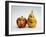 Paper Apple and Pear with Faces-Winfred Evers-Framed Photographic Print