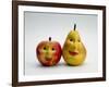 Paper Apple and Pear with Faces-Winfred Evers-Framed Photographic Print