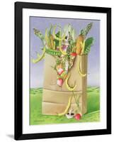 Paper Bag with Vegetables, 1992-E.B. Watts-Framed Giclee Print