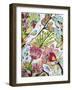 Paper Birds I-Karen Fields-Framed Art Print