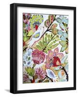 Paper Birds I-Karen Fields-Framed Art Print